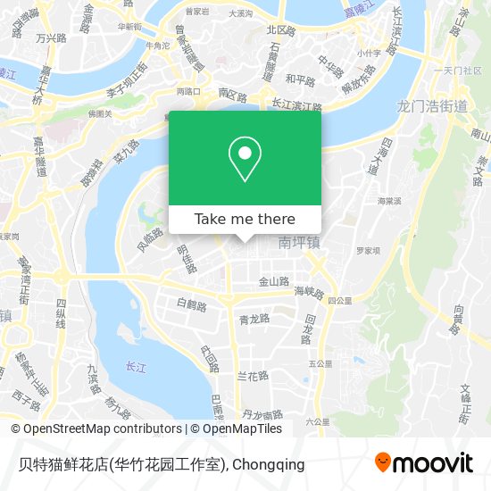 贝特猫鲜花店(华竹花园工作室) map