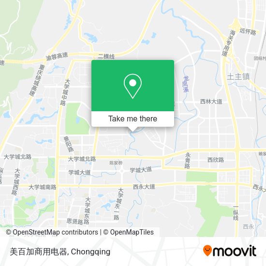 美百加商用电器 map