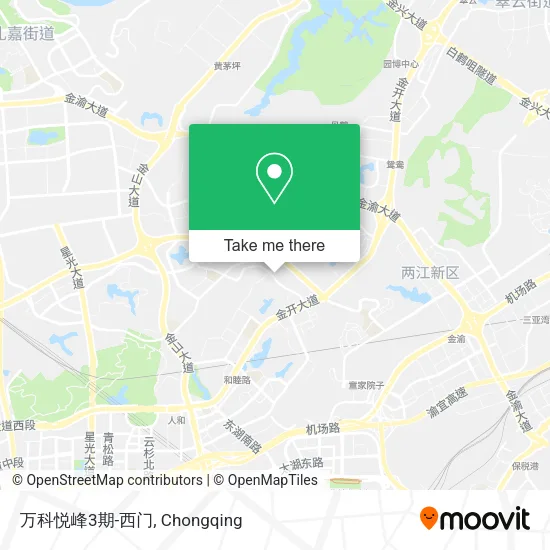 万科悦峰3期-西门 map