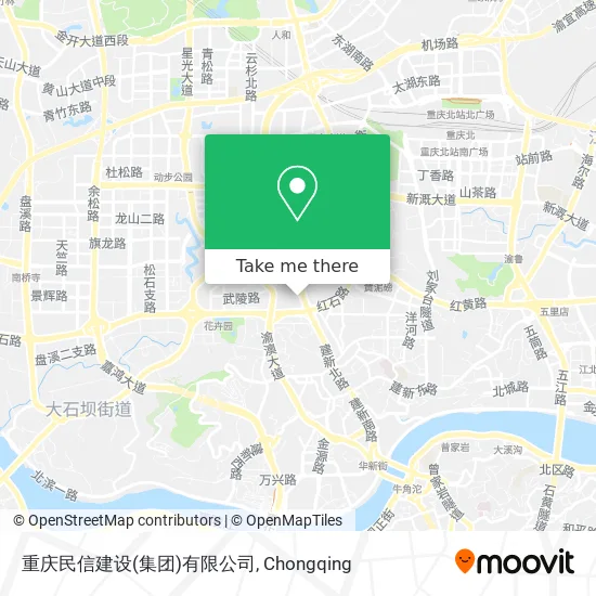 重庆民信建设(集团)有限公司 map