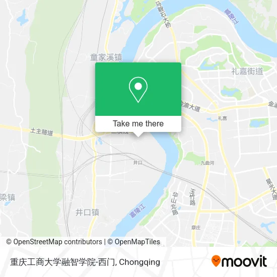 重庆工商大学融智学院-西门 map