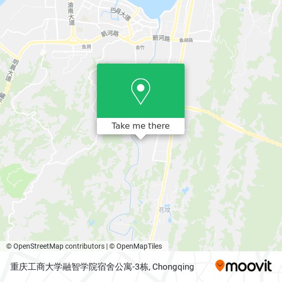 重庆工商大学融智学院宿舍公寓-3栋 map