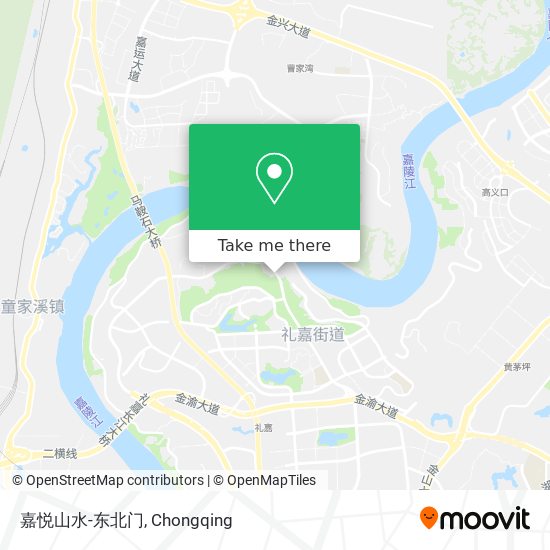 嘉悦山水-东北门 map