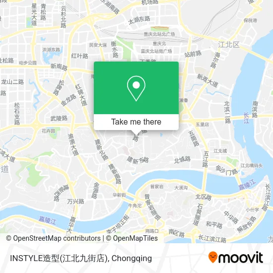 INSTYLE造型(江北九街店) map