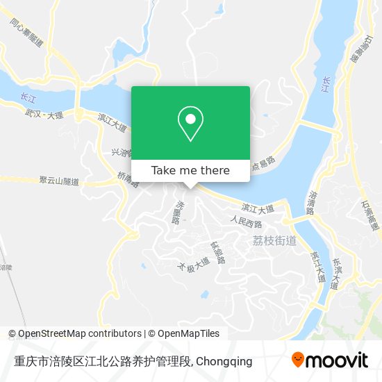 重庆市涪陵区江北公路养护管理段 map