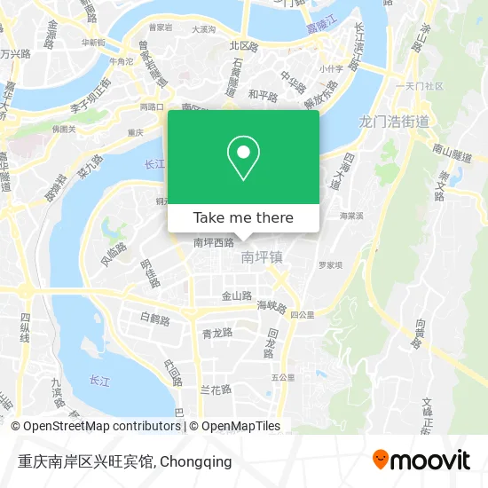 重庆南岸区兴旺宾馆 map