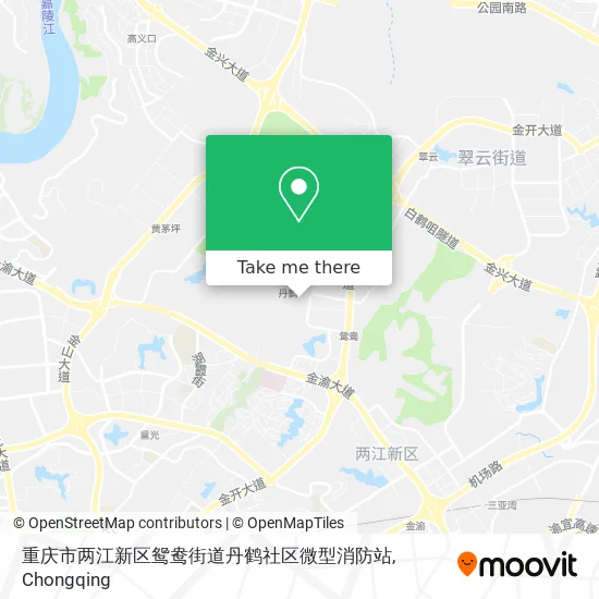 重庆市两江新区鸳鸯街道丹鹤社区微型消防站 map