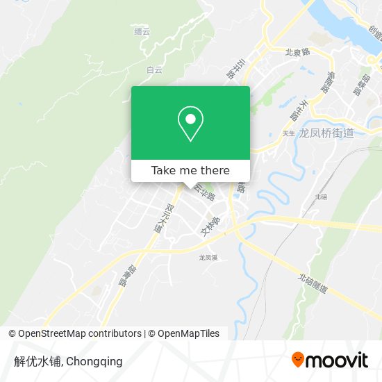 解优水铺 map