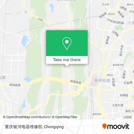 重庆银河电器维修部 map