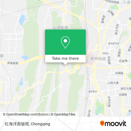 红海洋面饭馆 map