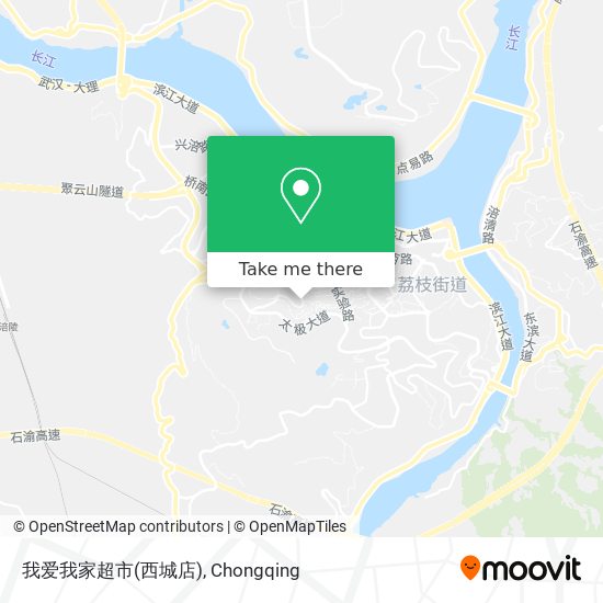 我爱我家超市(西城店) map