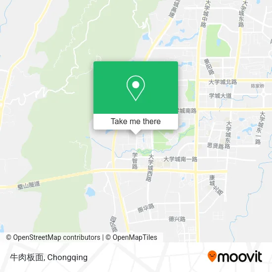 牛肉板面 map