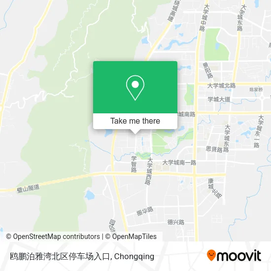 鸥鹏泊雅湾北区停车场入口 map