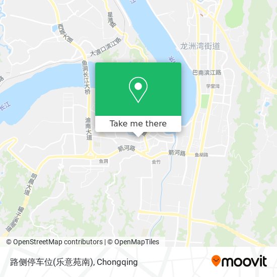 路侧停车位(乐意苑南) map