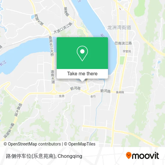 路侧停车位(乐意苑南) map