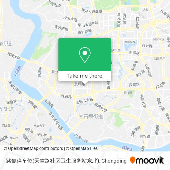 路侧停车位(天竺路社区卫生服务站东北) map