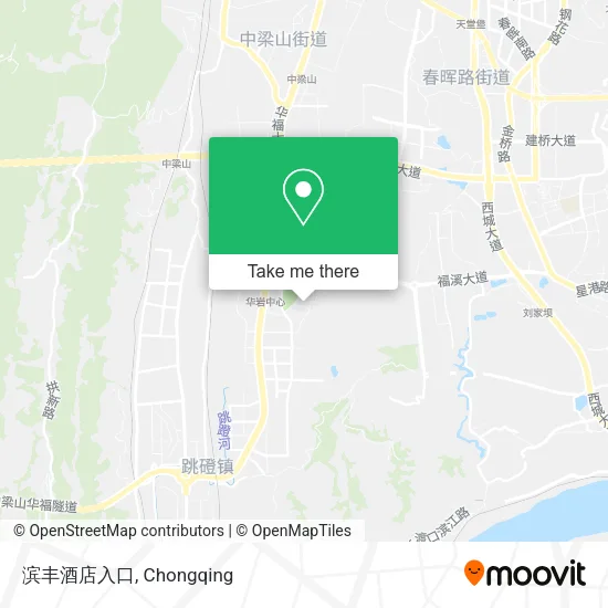 滨丰酒店入口 map