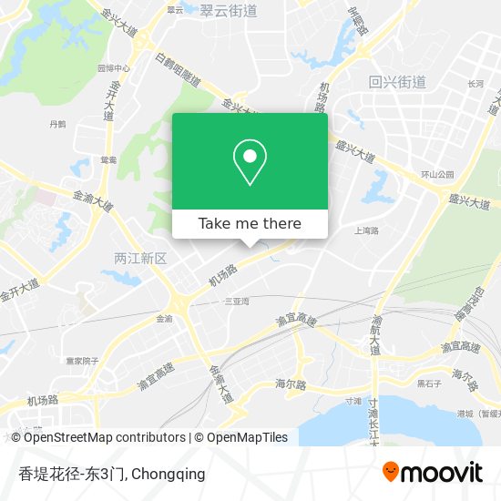 香堤花径-东3门 map