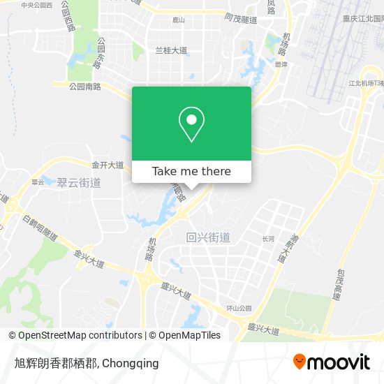 旭辉朗香郡栖郡 map