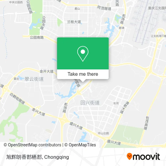 旭辉朗香郡栖郡 map