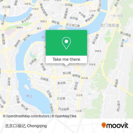 北京口福记 map