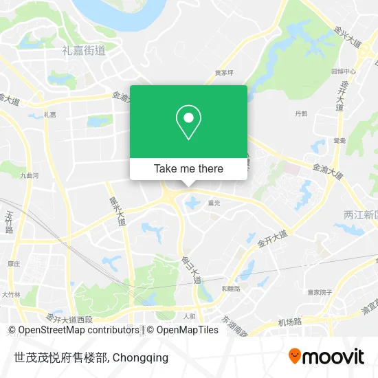 世茂茂悦府售楼部 map