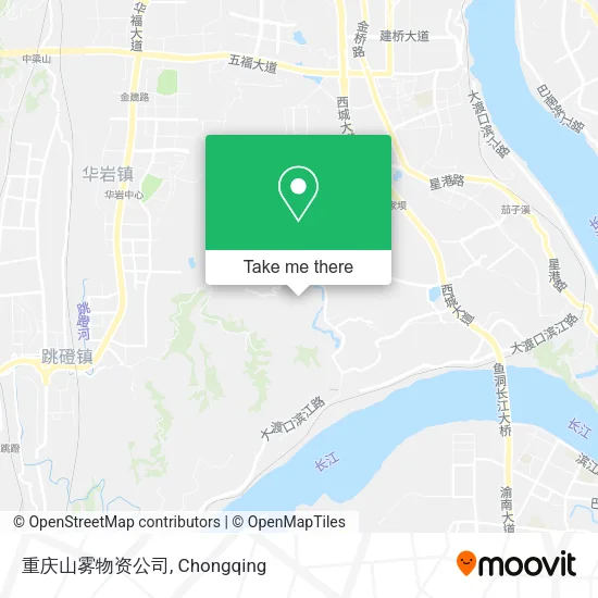 重庆山雾物资公司 map