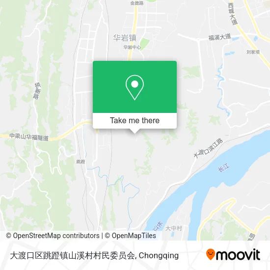 大渡口区跳蹬镇山溪村村民委员会 map