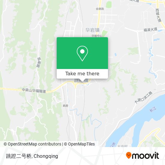 跳蹬二号桥 map