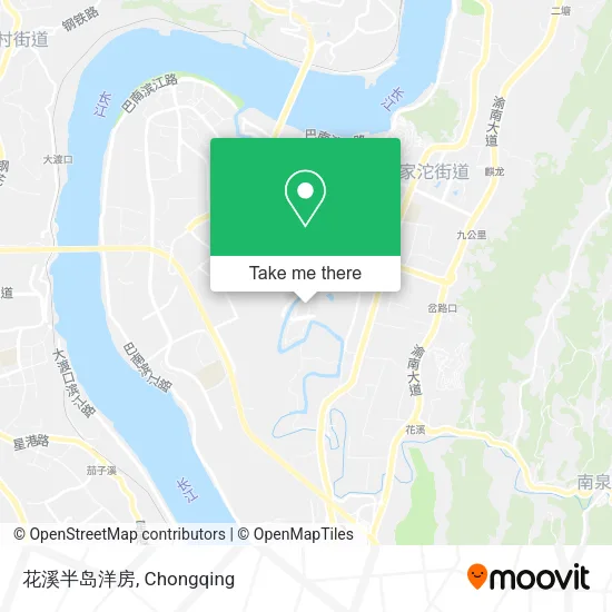 花溪半岛洋房 map