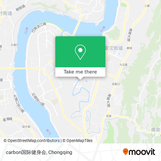 carbon国际健身会 map