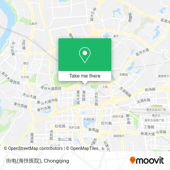 街电(海扶医院) map