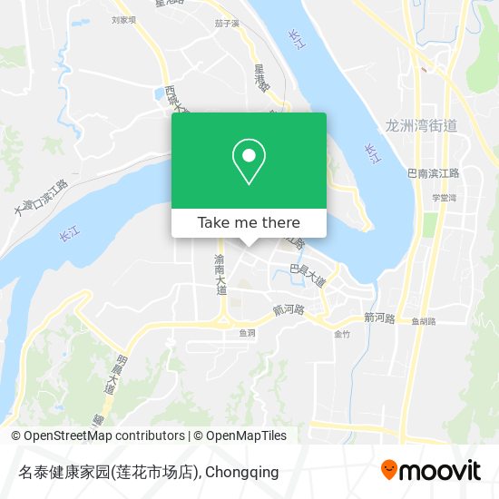 名泰健康家园(莲花市场店) map