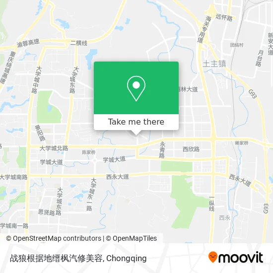 战狼根据地缙枫汽修美容 map