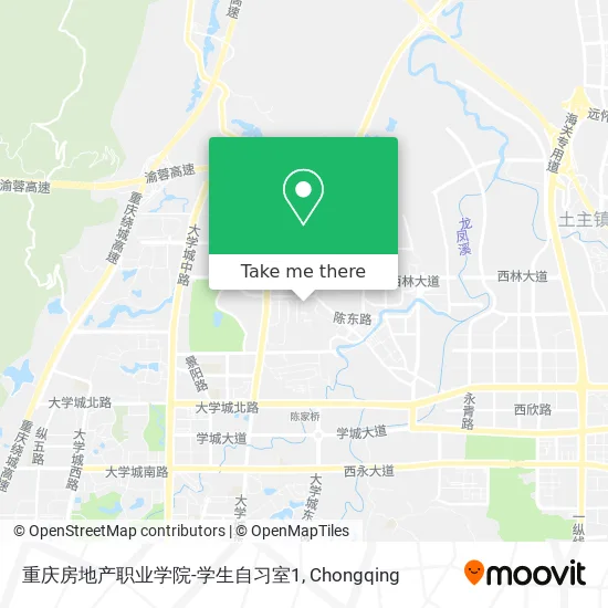 重庆房地产职业学院-学生自习室1 map