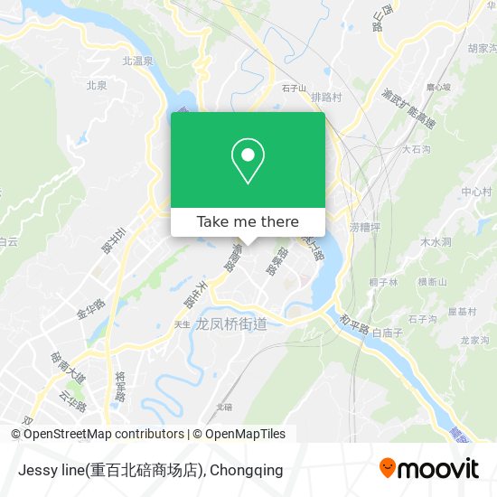 Jessy line(重百北碚商场店) map