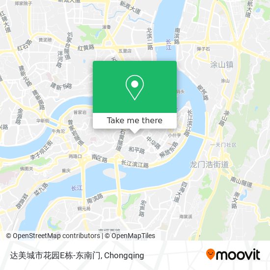 达美城市花园E栋-东南门 map