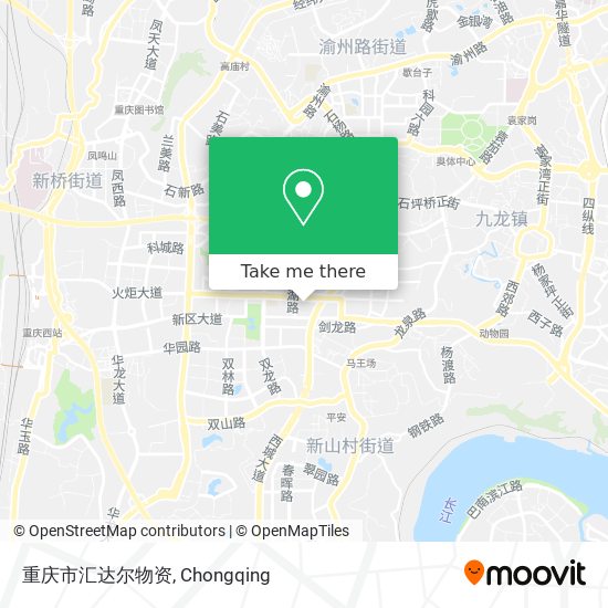 重庆市汇达尔物资 map