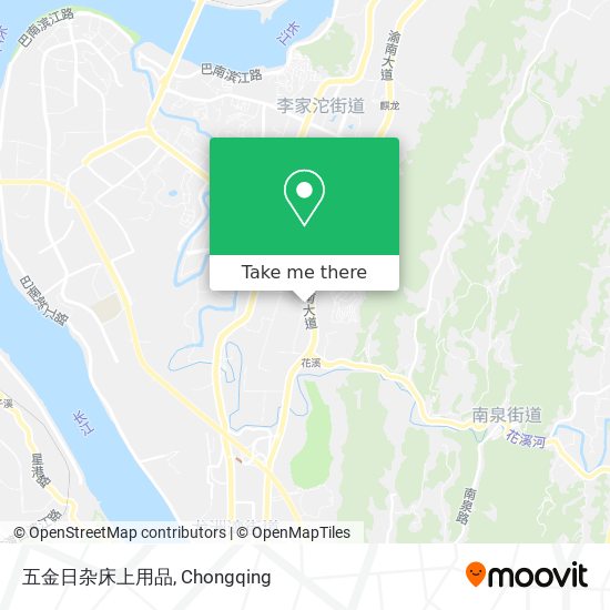 五金日杂床上用品 map