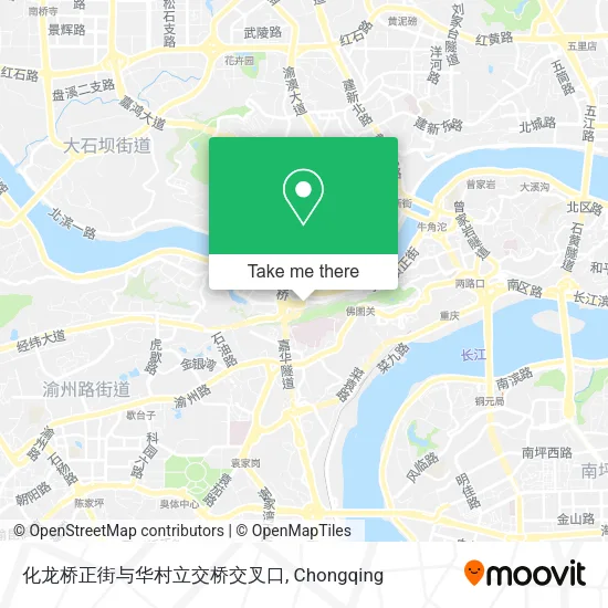 化龙桥正街与华村立交桥交叉口 map