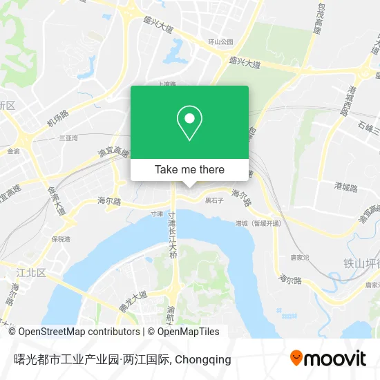 曙光都市工业产业园·两江国际 map