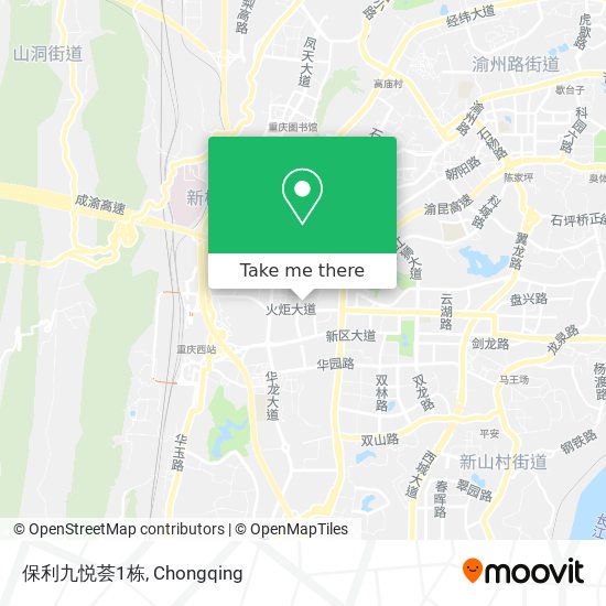 保利九悦荟1栋 map