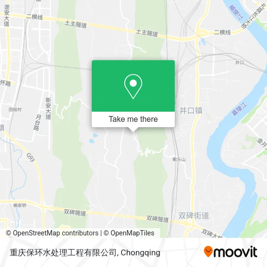 重庆保环水处理工程有限公司 map