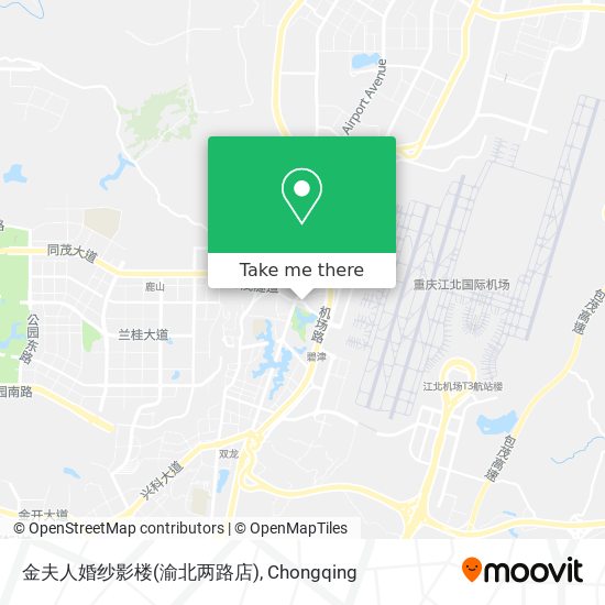 金夫人婚纱影楼(渝北两路店) map