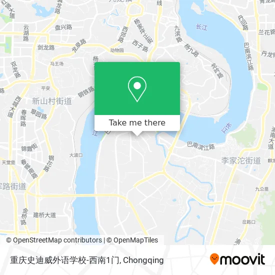 重庆史迪威外语学校-西南1门 map