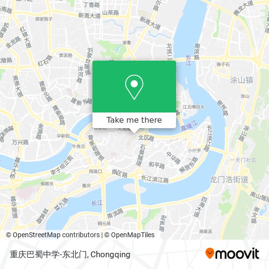 重庆巴蜀中学-东北门 map