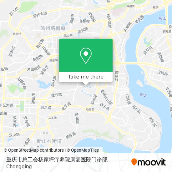 重庆市总工会杨家坪疗养院康复医院门诊部 map