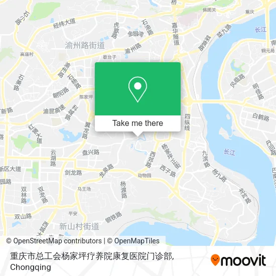 重庆市总工会杨家坪疗养院康复医院门诊部 map