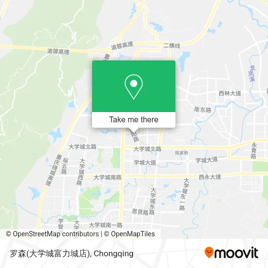 罗森(大学城富力城店) map