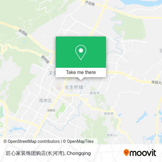 匠心家装饰团购店(长河湾) map